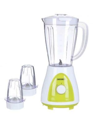 MediaTech - Blender 3x1 - 400 Watt + 2 Grinder - MT-B16 (Yellow)