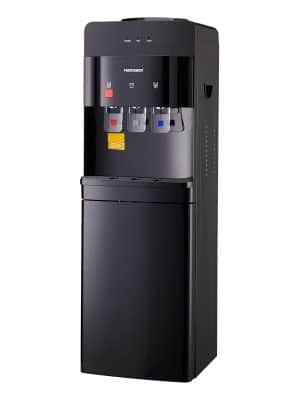 MediaTech - Water Dispenser - 3 Taps with Fridge - Black -MT-2527R
