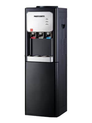 MediaTech - Water Dispenser - 3 Taps with Fridge - Black - MT-WD2524R